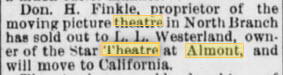 Almont Theatre - MAY 4 1916